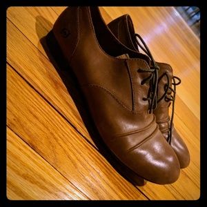 Menswear style leather mules